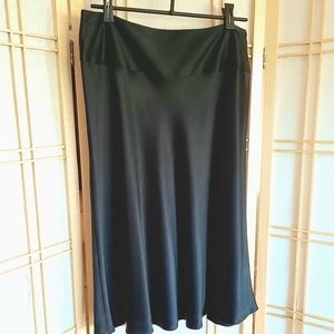 Vintage Y2K Banana Republic Hammered Silk Satin Slip Skirt Size 10